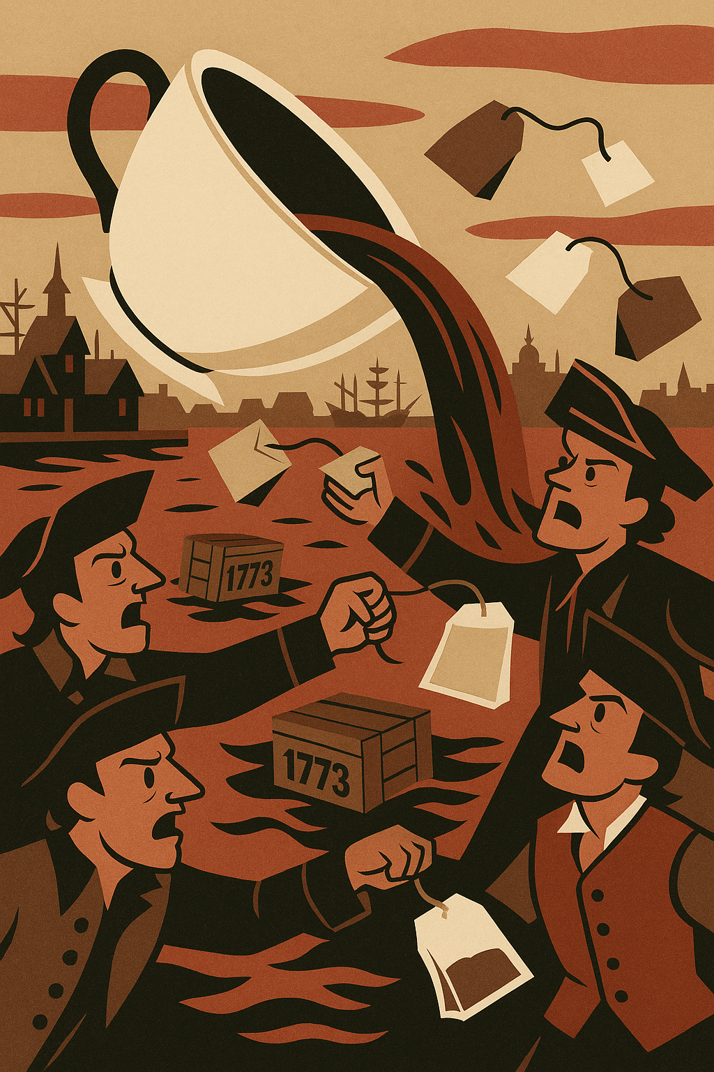 Boston Tea Party, 1773 example
